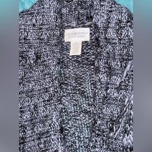 🌵DENIM AND SUPLY🌵RARE HARD TO FIND CHARCOAL GRAY FRINGE CARDIGAN